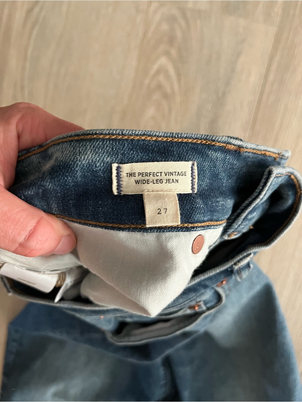 Madewell Women’s The Perfect Vintage Wide-Leg Jean Lavaca Wash Super Stretch 27 - Picture 5 of 9